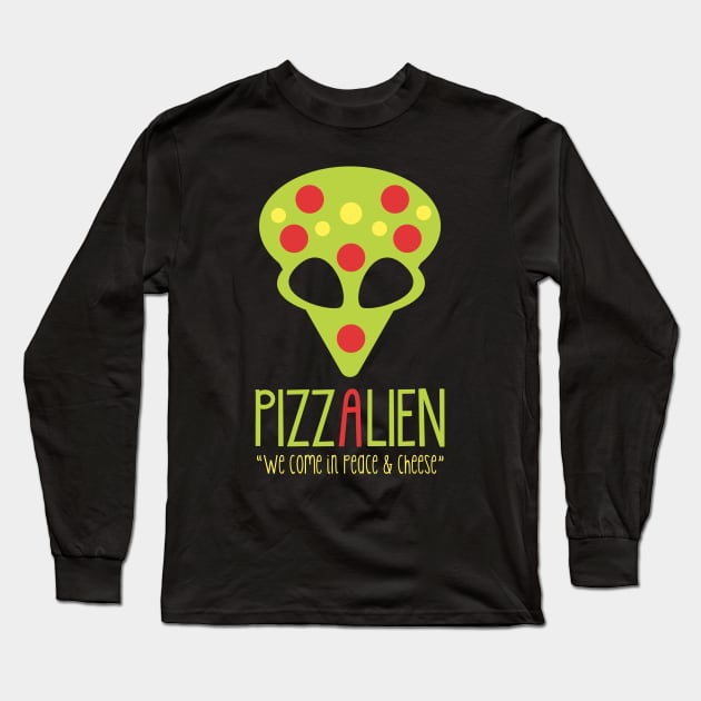 Pizz A lien Long Sleeve T-Shirt by Dellan